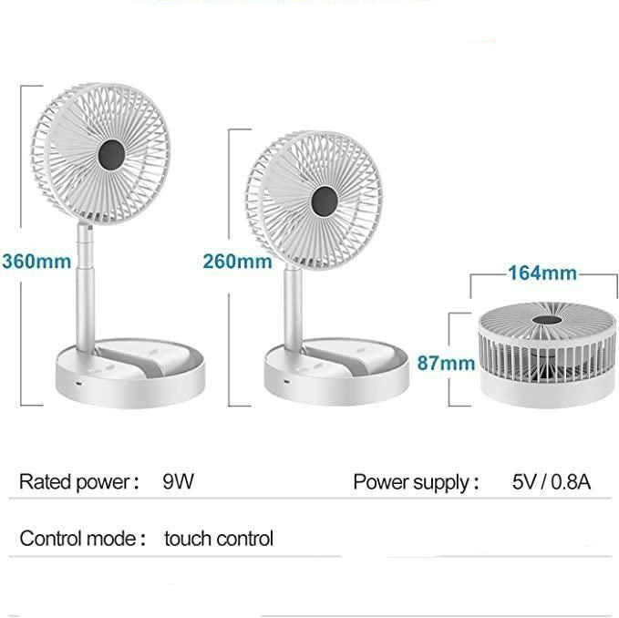 Mini Foldable USB Fan | Make-up | Desktop | Travel