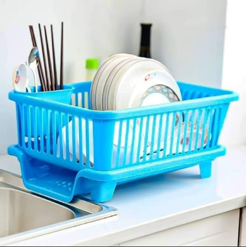 Kitchen Dish Drainer | Basket and Tray