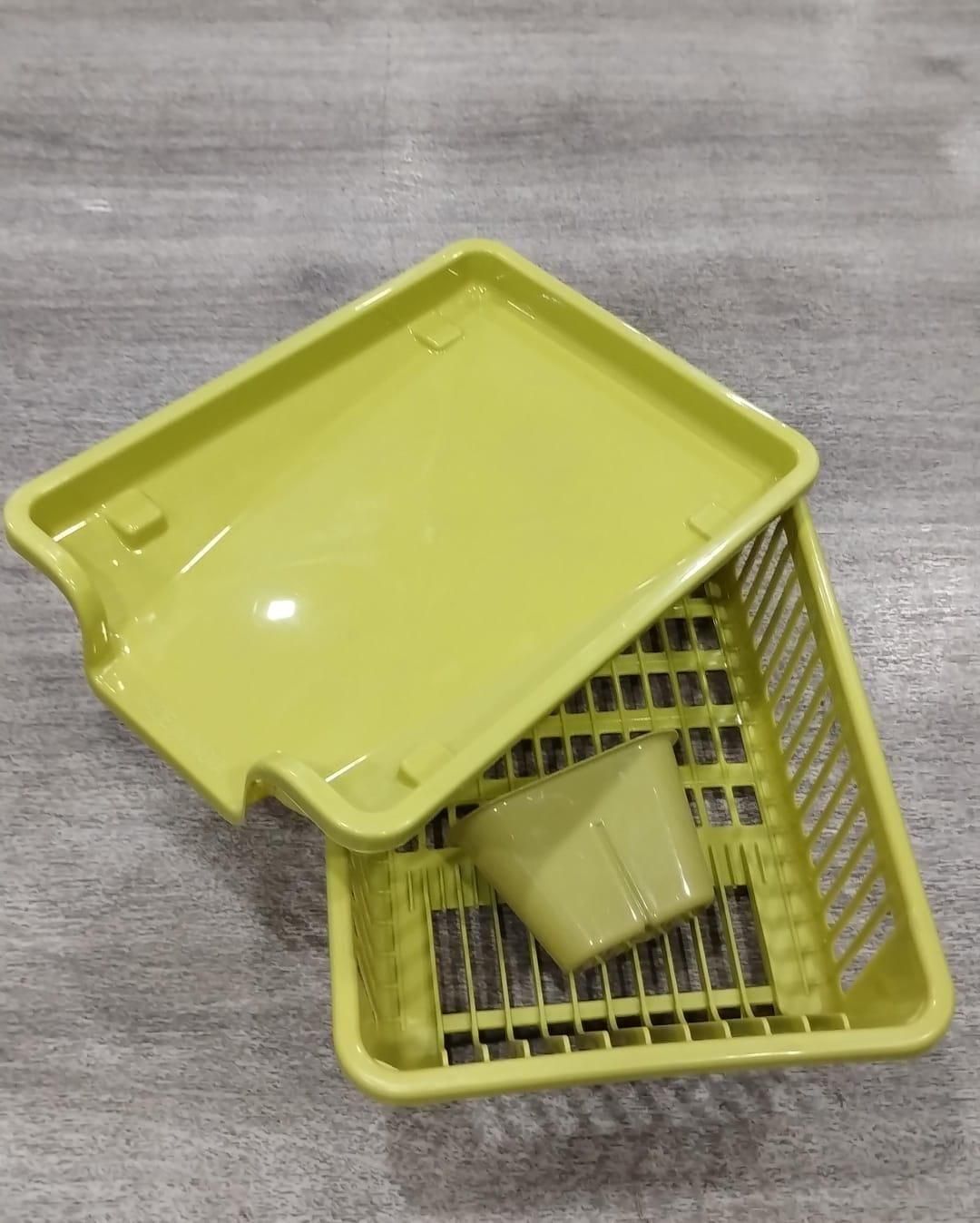 Kitchen Dish Drainer | Basket and Tray