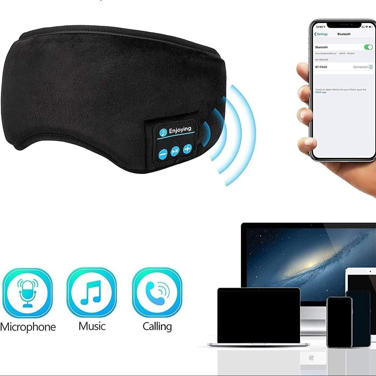 Wireless Eye Mask with Stereo Speakers