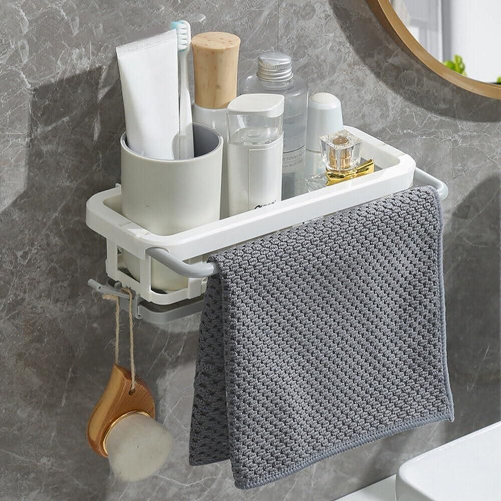 Retractable Storage Hanging Rack | Kitchen | Bathroom