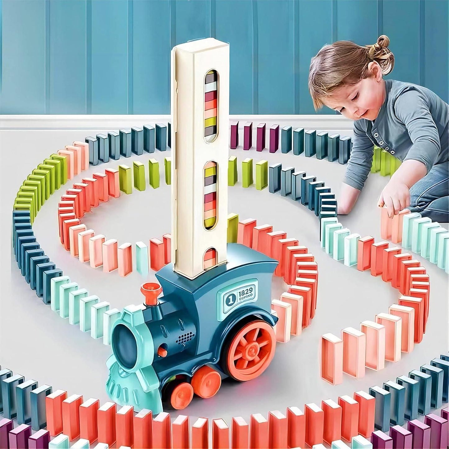 Domino Train | Sound Effects | 40 pcs