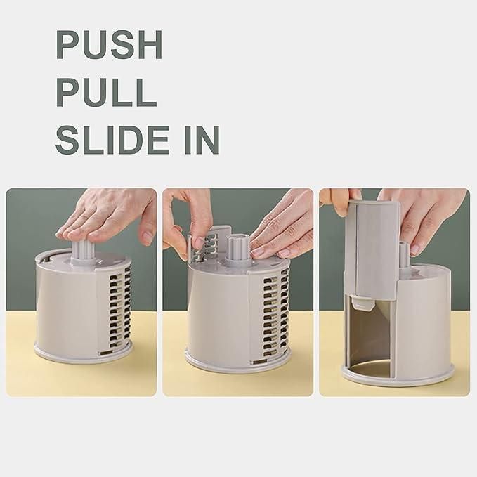 Multifunction Vegetable Grater for Kitchen | Drum Style