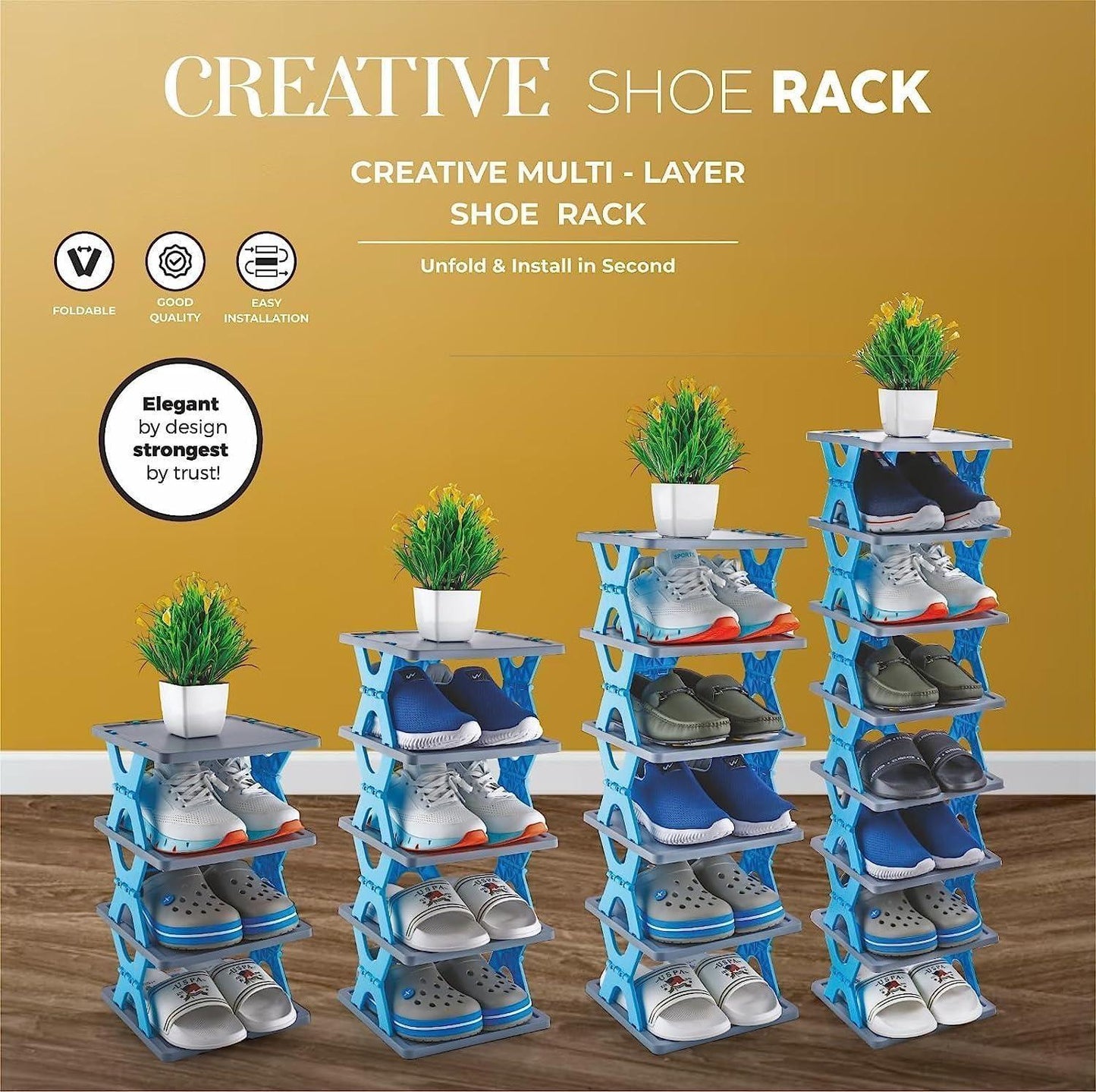 Foldable Shoe Stand | 6 Layer