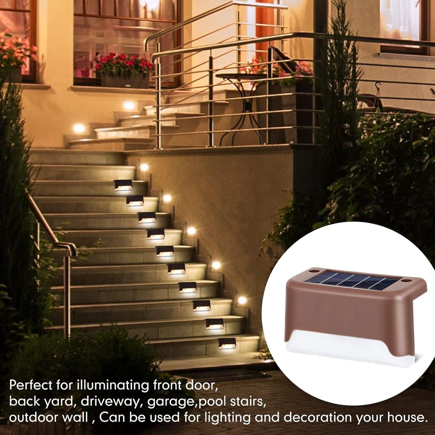 Solar Lights | Stairs, Decks, Fences & Wall Edges