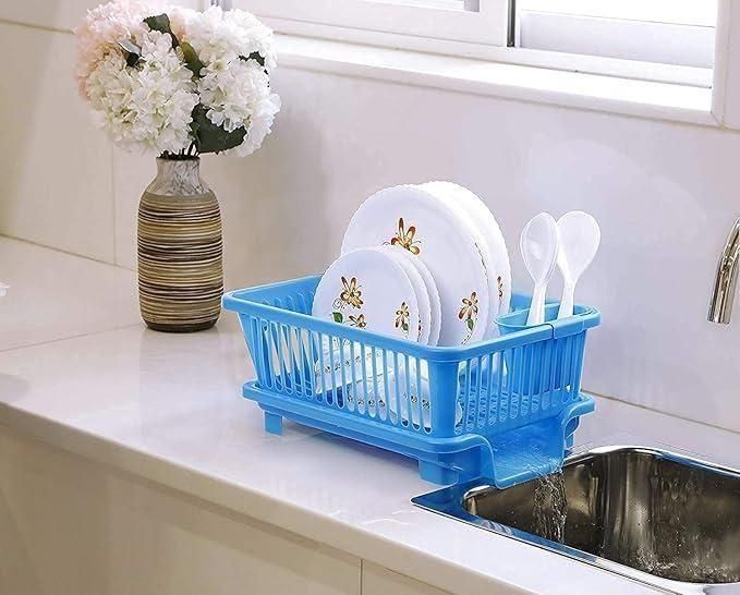 Kitchen Dish Drainer | Basket and Tray