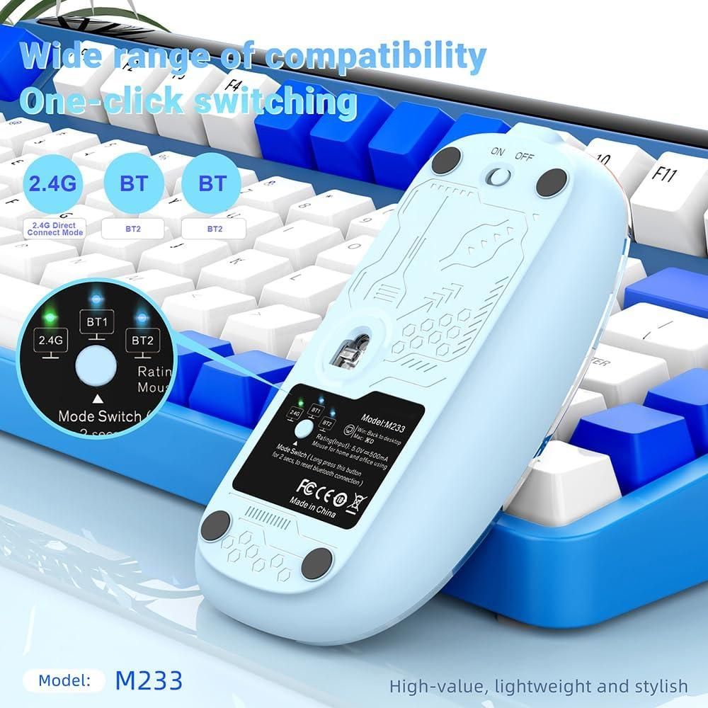 USB Transparent Wireless Mouse